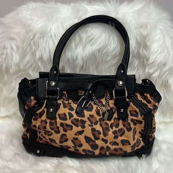 Nine West Leopard Print Shoulder Bag B30 - Picture 1 of 8
